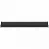 Langų palangė Juoda su medienos tekstūra 60 x 25 x 4,5 cm PVC