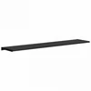 Langų palangė Juoda su medienos tekstūra 160 x 30 x 4,5 cm PVC