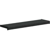 Langų palangė Juoda su medienos tekstūra 60 x 25 x 4,5 cm PVC