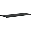 Langų palangė Juoda su medienos tekstūra 140 x 50 x 4,5 cm PVC