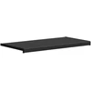 Langų palangė Juoda su medienos tekstūra 100 x 45 x 4,5 cm PVC