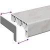 Langų palangė Marmurinė tekstūra 140 x 10 x 4,5 cm PVC