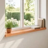 Langų palangės 2 vnt. Lakas 70 x 20 x 2 cm Kietas bukas medis