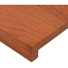 Langų palangės 2 vnt. Ruda 80 x 15 x 2 cm Kietas ąžuolo medis