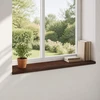 Langų palangės 2 vnt. Tamsiai rudas 140 x 40 x 2 cm
