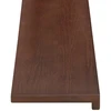 Langų palangės 2 vnt. Tamsiai rudas 80 x 25 x 2 cm