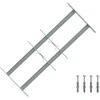 Langų saugos grotelės su 2 skersiniais 3 pcs 430-740 mm
