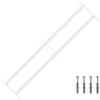 Langų saugos grotelės su 2 skersiniais 3 pcs 63-114 cm
