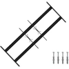 Langų saugos grotelės su 2 skersiniais 3 vnt. 43-74 cm