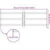 Langų saugos grotelės su 3 skersinėmis 3 vnt. 63-114 cm