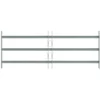 Langų saugos grotelės su 3 skersinėmis 3 pcs 630-1140 mm