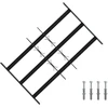 Langų saugos grotelės su 3 skersinėmis 3 vnt. 43-74 cm