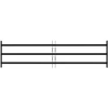 Langų saugos grotelės su 3 skersinėmis 3 pcs 93-174 cm
