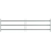 Langų saugos grotelės su 3 skersinėmis 3 pcs 930-1740 mm