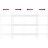 Langų saugos grotelės su 3 skersinėmis 3 pcs 43-74 cm