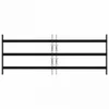 Langų saugos grotelės su 3 skersinėmis 3 pcs 63-114 cm