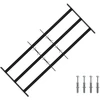 Langų saugos grotelės su 3 skersinėmis 3 pcs 63-114 cm