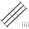 Langų saugos grotelės su 3 skersinėmis 3 vnt. 63-114 cm