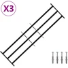 Langų saugos grotelės su 3 skersinėmis 3 vnt. 93-174 cm