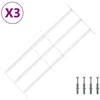 Langų saugos grotelės su 3 skersinėmis 3 vnt. 63-114 cm