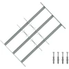 Langų saugos grotelės su 3 skersinėmis 3 pcs 430-740 mm