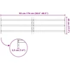 Langų saugos grotelės su 3 skersinėmis 93-174 cm