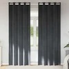 Užtemdymo užuolaidos 2 pcs Šviesiai pilka 140 x 245 cm Aksomas