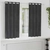 Užtemdymo užuolaidos 2 pcs Šviesiai pilka 140 x 175 cm Aksomas