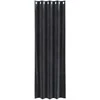 Užtemdymo užuolaidos 2 pcs Tamsiai pilka 140 x 245 cm Aksomas