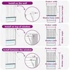 Venecijos žaliuzės Sidabrinė 130 x 105 cm 25 mm Aliuminis