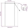 Roletas Ruda 120 x 160 cm 5 mm Bambukas