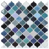 Lanterna plytelė 10 pcs Mėlyna žalia 27 x 27 cm