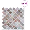 Lanterna plytelė 10 pcs Smėlio 27 x 27 cm Poliuretanas ir PET