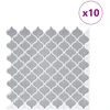 Lanterna plytelė 10 vnt. Pilka 27 x 27 cm Poliuretanas ir PET