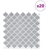 Lanterna plytelė 20 pcs Pilka 27 x 27 cm Poliuretanas ir PET