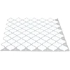 Lanterna plytelė 50 pcs Balta 27 x 27 cm Poliuretanas ir PET