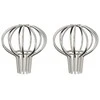Latako lapo apsauga 2 pcs Sidabro 50 mm Nerūdijantis Plienas