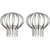 Latako lapo apsauga 2 pcs Sidabro 75 mm Nerūdijantis Plienas