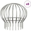 Latako lapo apsauga 8 pcs Sidabro 160 mm Nerūdijantis Plienas