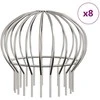 Latako lapo apsauga 8 pcs Sidabro 200 mm Nerūdijantis Plienas