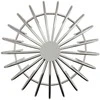 Latako lapo apsauga 8 pcs Sidabro 200 mm Nerūdijantis Plienas