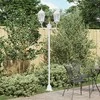 Sodo šviesa Balta 68 x 20 x 235 cm Aliuminis ir stiklas
