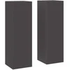 Augalų stovas 2 pcs Juoda 24 x 24 x 75 cm Plienas