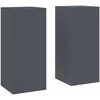 Augalų stovas 2 pcs Antracitas 24 x 24 x 55 cm Plienas