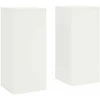 Augalų stovas 2 pcs Balta 24 x 24 x 55 cm Plienas