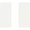 Augalų stovas 2 pcs Balta 24 x 24 x 55 cm Plienas