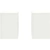 Augalų stovas 2 pcs Balta 24 x 24 x 35 cm Plienas