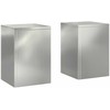 Augalų stovas 2 pcs Sidabro 24 x 24 x 35 cm