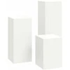 Augalų stovas 3 pcs Balta Plienas