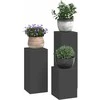 Augalų stovas 3 pcs Juoda Plienas